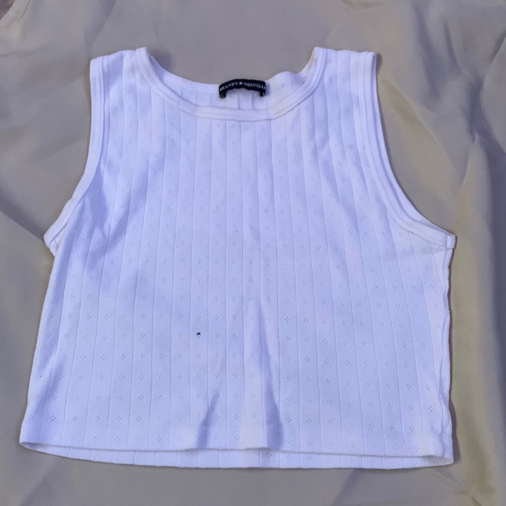 White brandy melville top |